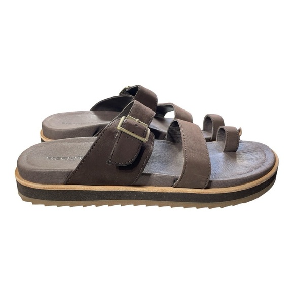 Merrell Women Slide Sandals Juno Buckle Slide Size US 9 Espresso
Brown NWOT - Picture 3 of 9